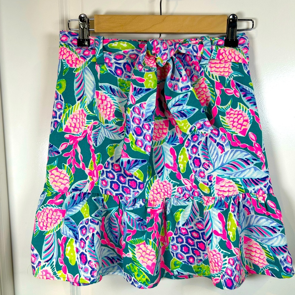 Lilly Pulitzer NWT Debbie‎ Skirt in Maldives Green Turtle Women’s Size 00